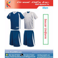 Bester Stoff 100% Polyester Fußball / Fußball Uniform tragen